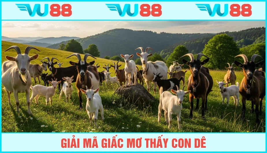VU88 Mơ Thấy Con Dê - Luận Điềm Báo Và Số May Mắn Cùng VU88