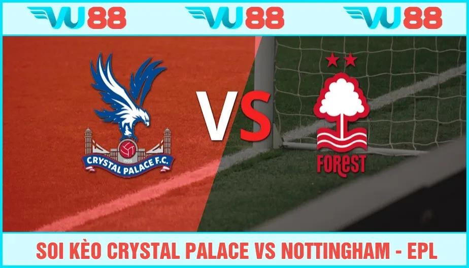 VU88 Soi Kèo Crystal Palace Vs Nottingham Hồi 20h Ngày 24/8 - EPL